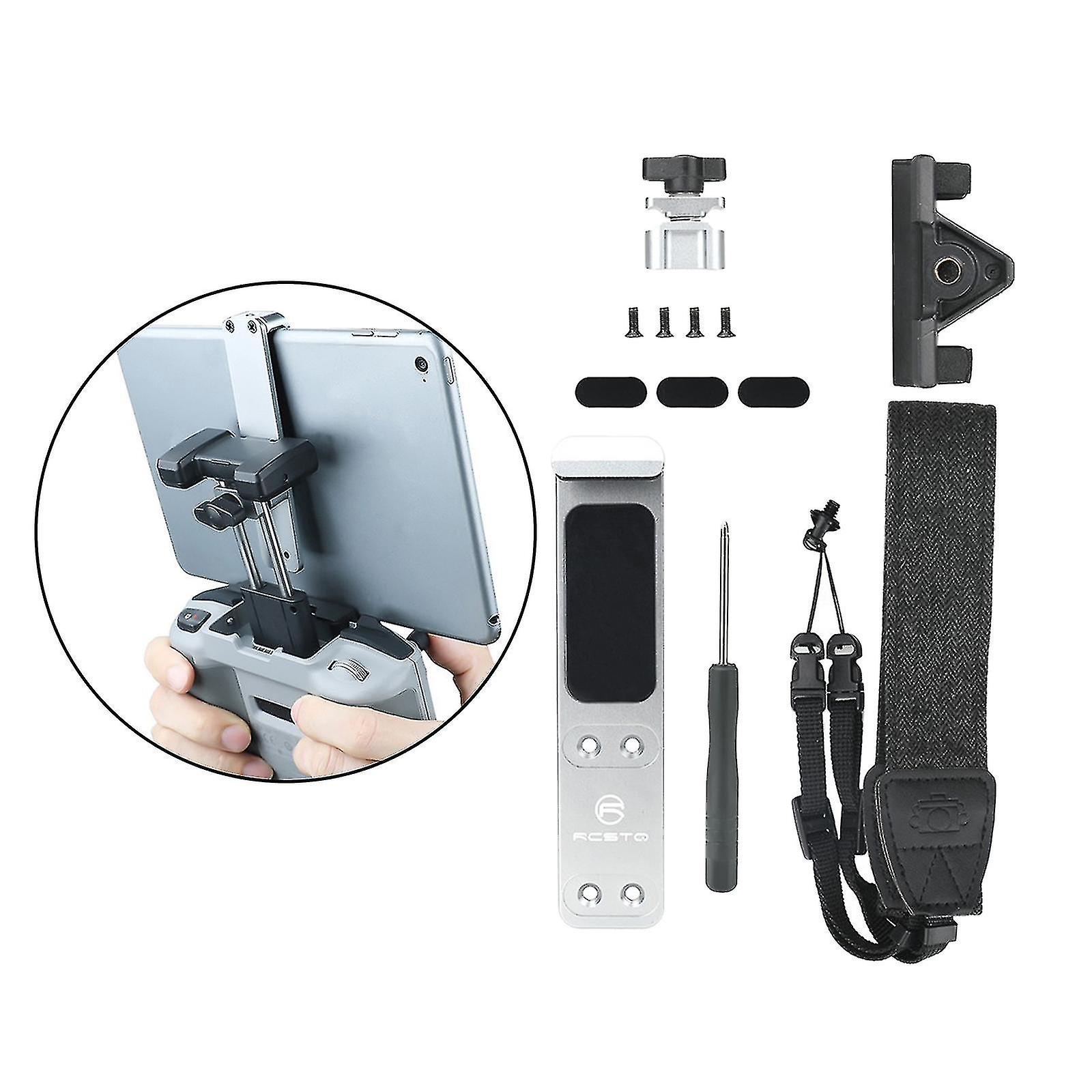 Alloy Rc Drone Tablet Mount Holder Bracket Neck Strap Hanging Lanyard For Dji Mini2 Mavic Air2 Portable For Travel， Easy To Install - Bracket A