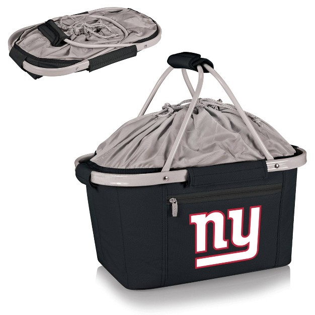 Nfl New York Giants Metro Basket Collapsible Cooler Tote 49 34qt