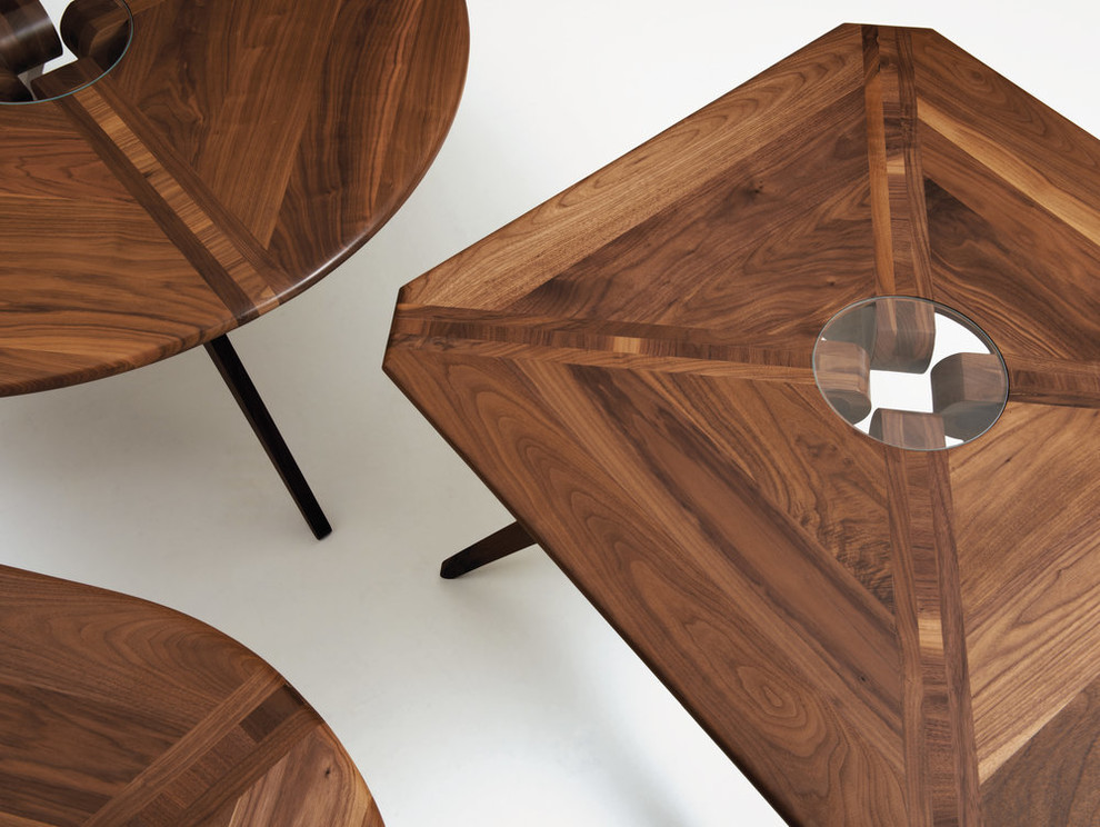 Round Coffee Table   Midcentury   Side Tables And End Tables   by New Breed Furniture LLC  Houzz