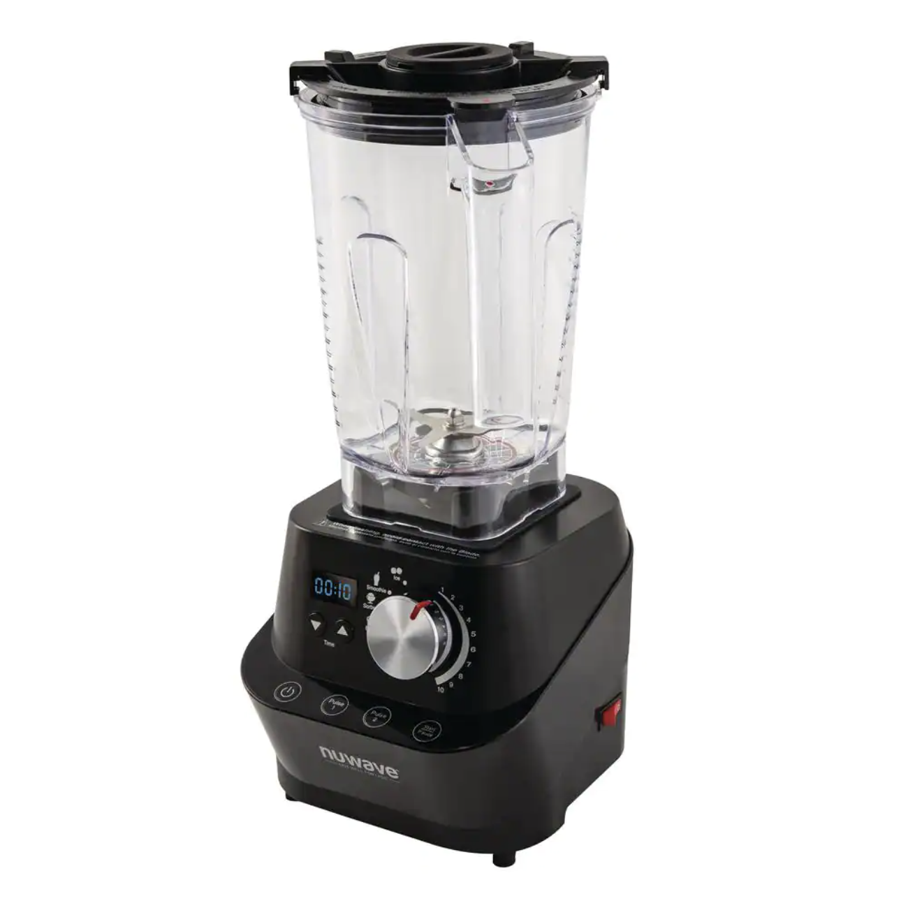 NuWave 64 oz. 6 Speed Countertop Infinity Blender with Black Finish