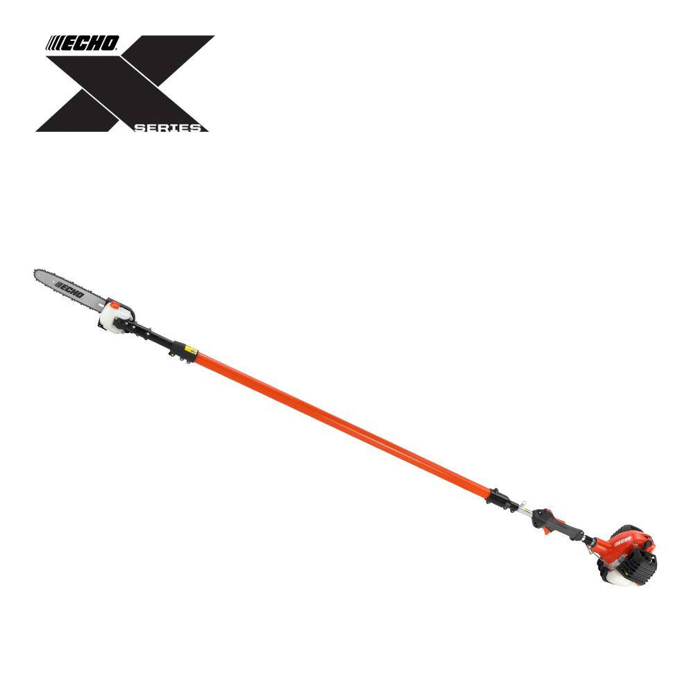 ECHO 12 in. 25.4 cc Gas 2-Stroke X Series Telescoping Power Pole Saw with In-Line Handle and Shaft Extending to 12.1 ft. PPT-2620H