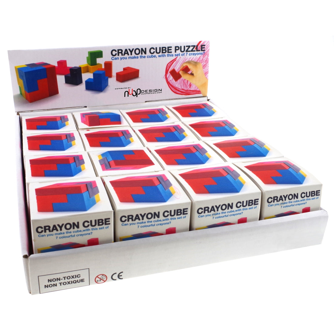 Crayon Cube Puzzle by NuOp Design