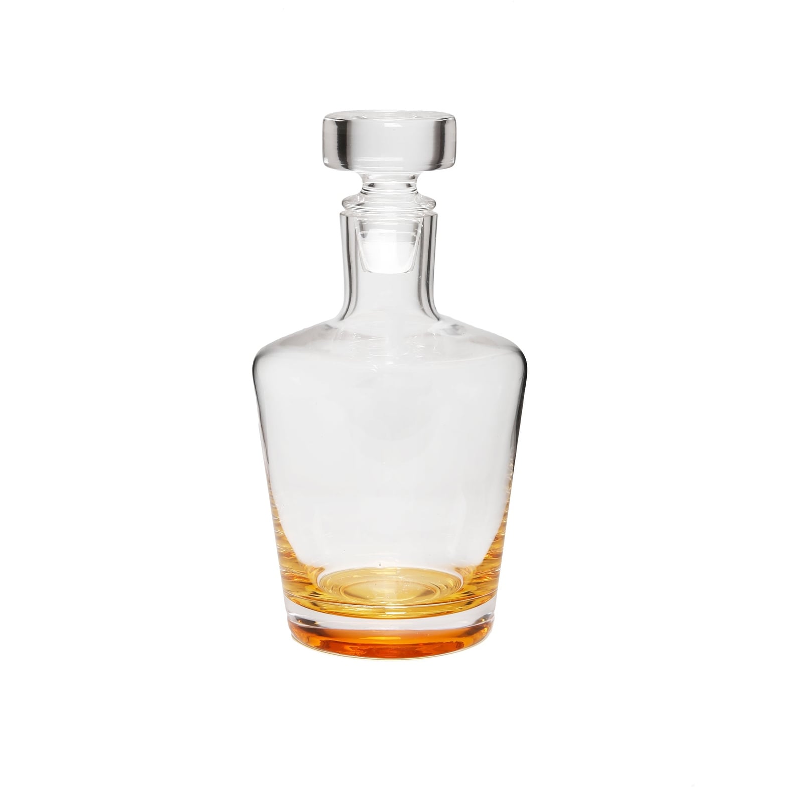 Whiskey Decanter with Gold Dipped Bottom 9