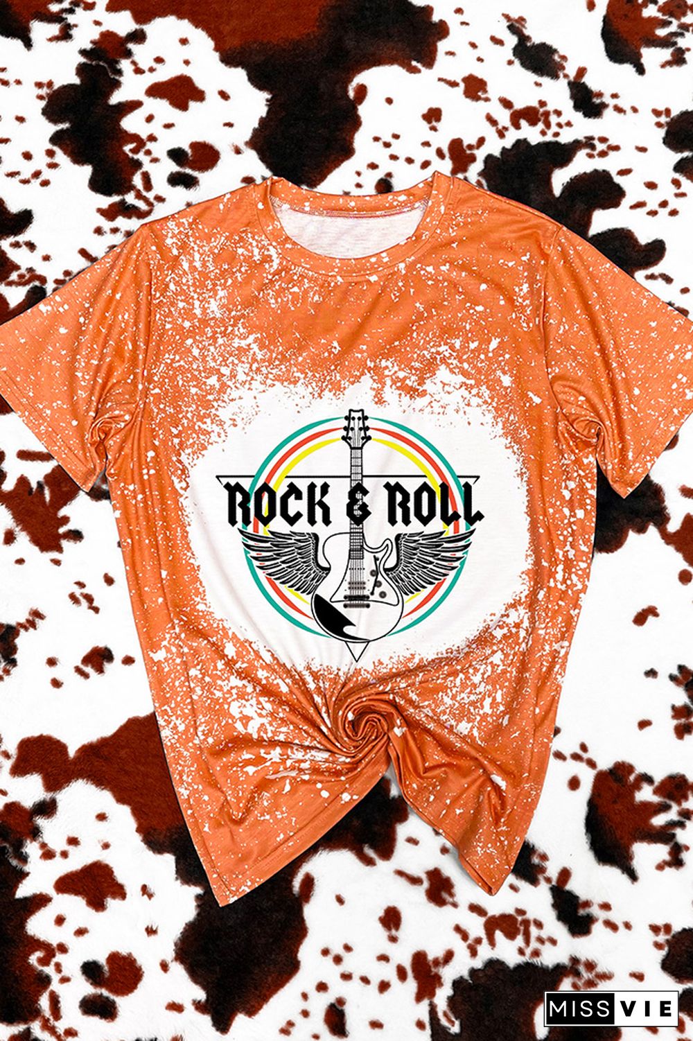 Vintage Style Rock and Roll Graphic Tee