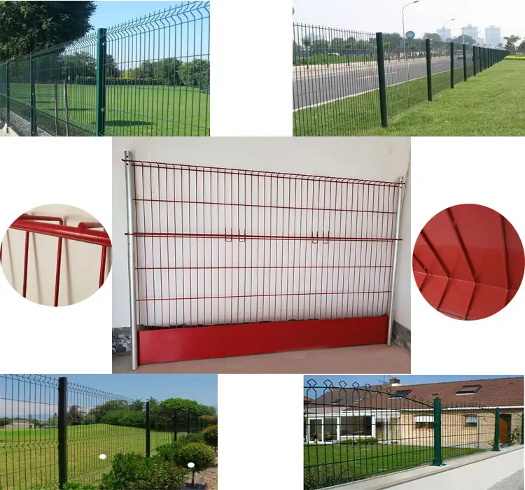 Garden Supplies Metal Fences Edge Protection Temporary Security Wire mesh Fence For Construction Building Farm