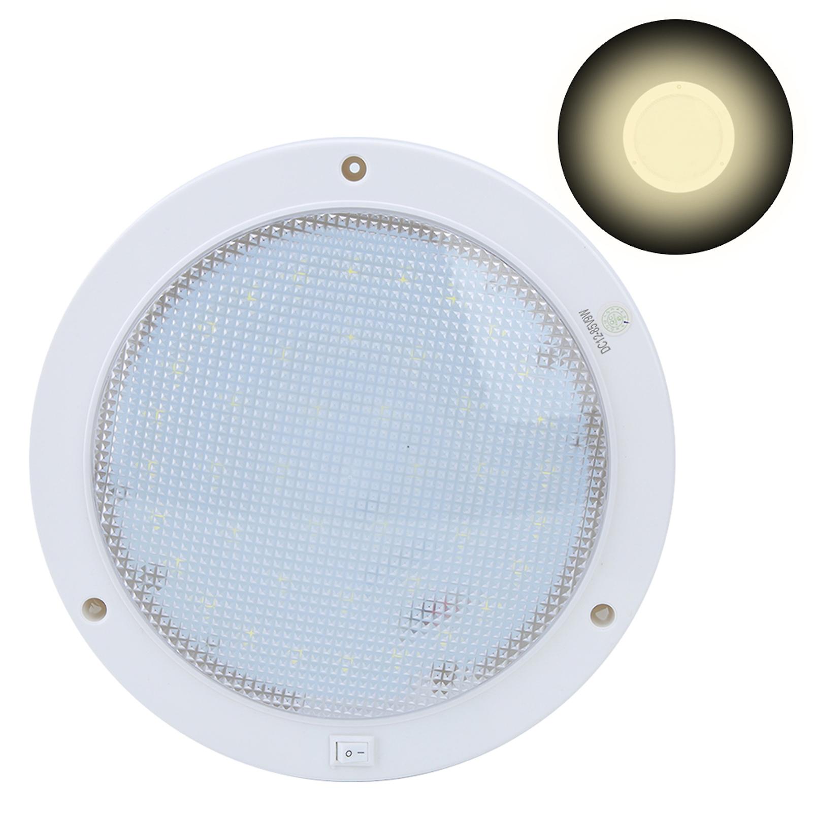 42leds 12v 9w 840lm High Brightness Round Ceiling Light For Car Boat Homewarm White Light