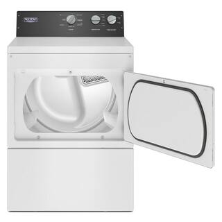 Maytag 7.4 cu.ft. vented Front Load Electric Dryer in White with Premium Motor MEDP585GW