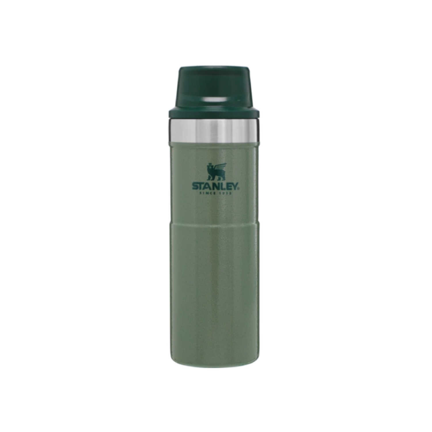 Stanley 16 oz Classic Hammertone Green BPA Free Travel Mug