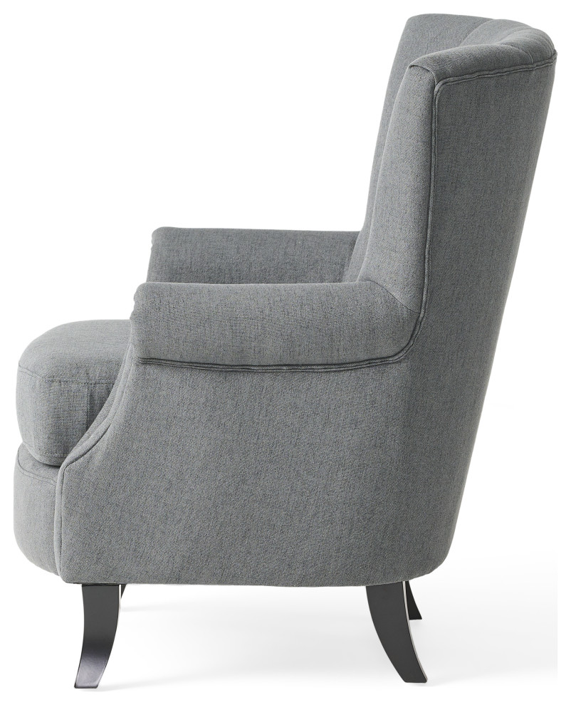 GDF Studio Ezra Classic Fabric Club Chair   Transitional   Armchairs And Accent Chairs   by GDFStudio  Houzz