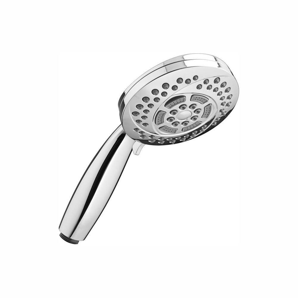 American Standard Hydrofocus 6-Spray 4.5 in. Single Wall Mount Handheld Rain Shower Head in Polished Chrome 1660207.002