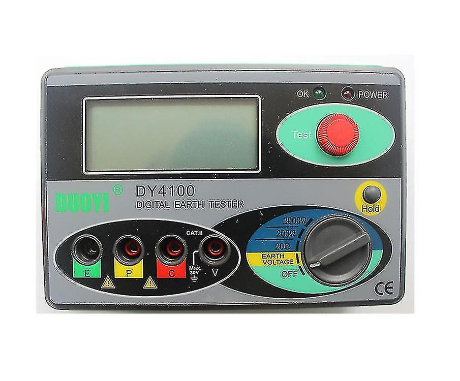 High Quality Dy4100 Digital Earth Ground Resistance Tester Meter New Mimenor