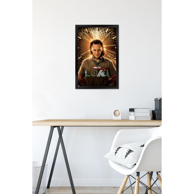 Trends International Marvel Loki Teaser Framed Wall Poster Prints