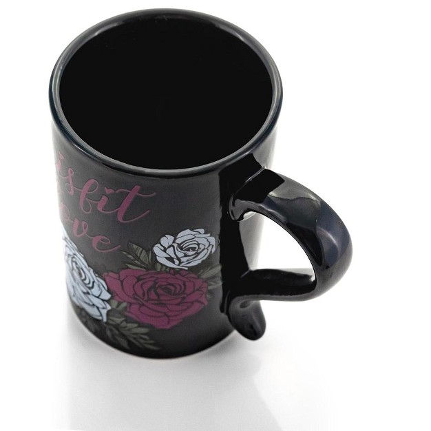 Seven20 The Nightmare Before Christmas Black Rose Wedding 15 Oz Ceramic Coffee Mug