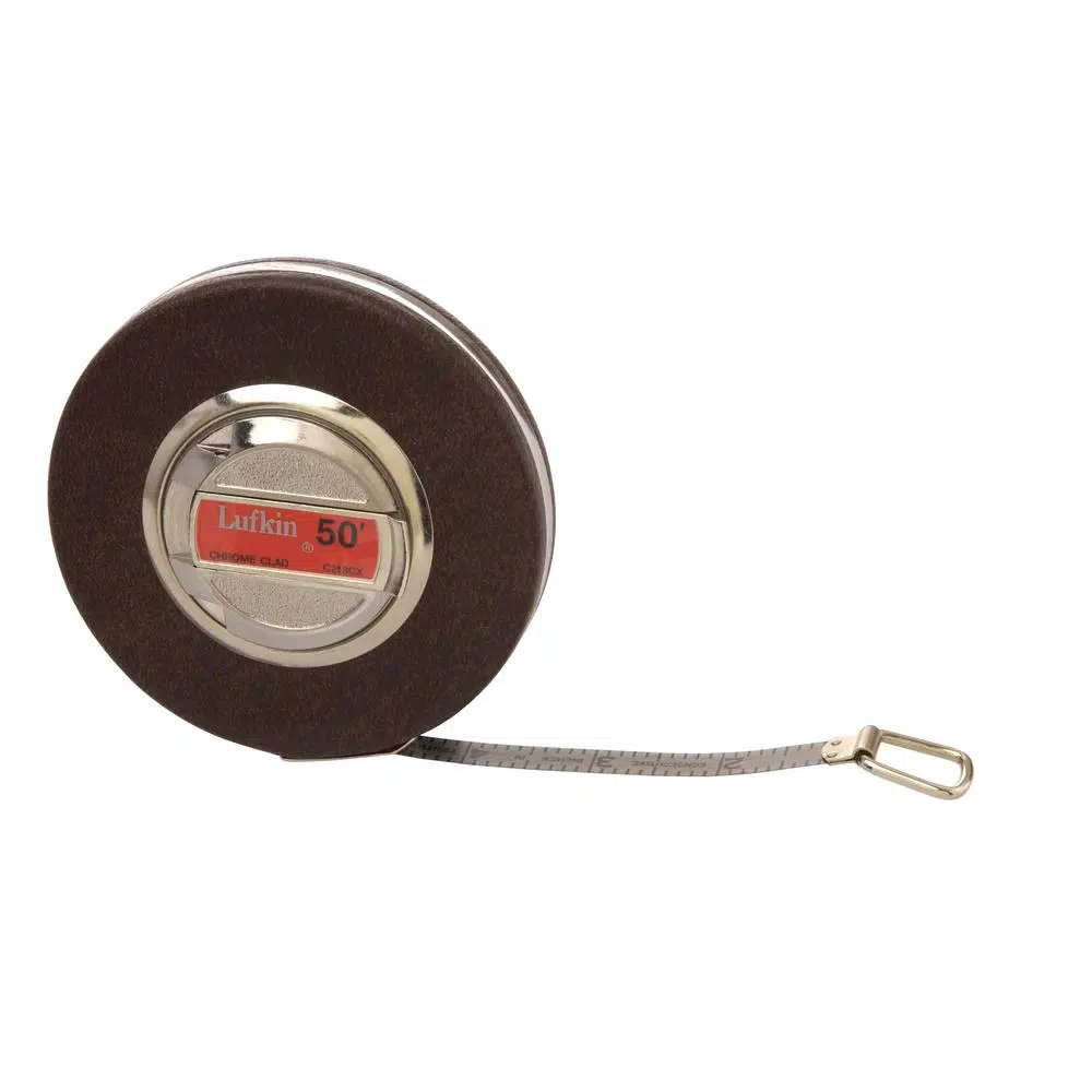 Lufkin 3/8 in. x 50 ft. Anchor Chrome Clad Tape Measure and#8211; XDC Depot