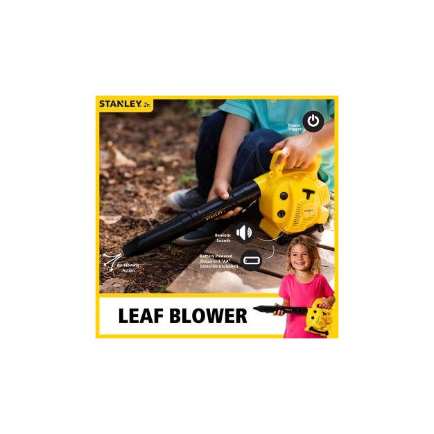 Stanley Jr Rp007 sy Battery Powered Leaf Blower Toy With 3 Batteries aa