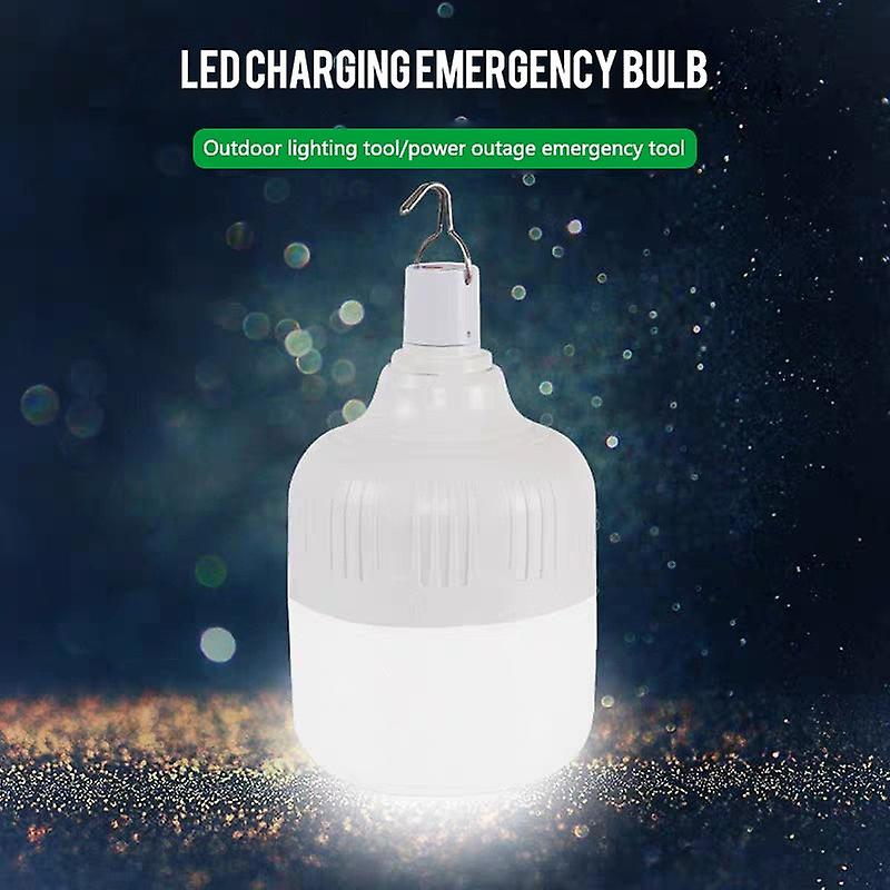 Portable Usb Rechargeable Lamp Night Market Charging Camping Hanging Light Tent Fishing Lantern Lamp Emergency Lamp 20/80/100/150/200w