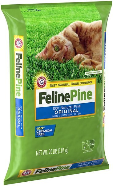 Feline Pine Original Non-Clumping Wood Cat Litter