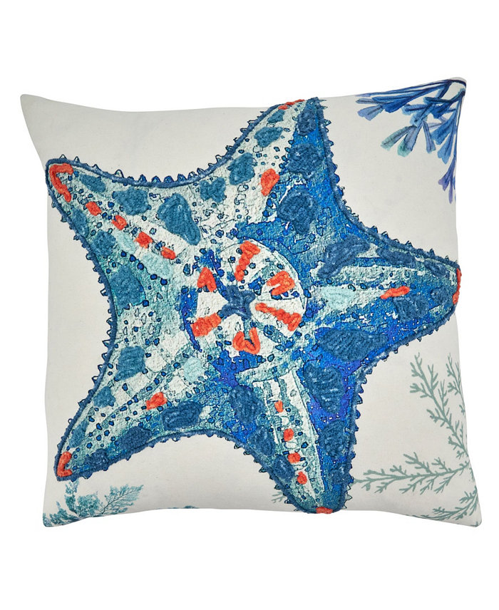 Saro Lifestyle StarfishDecorative Pillow， 20