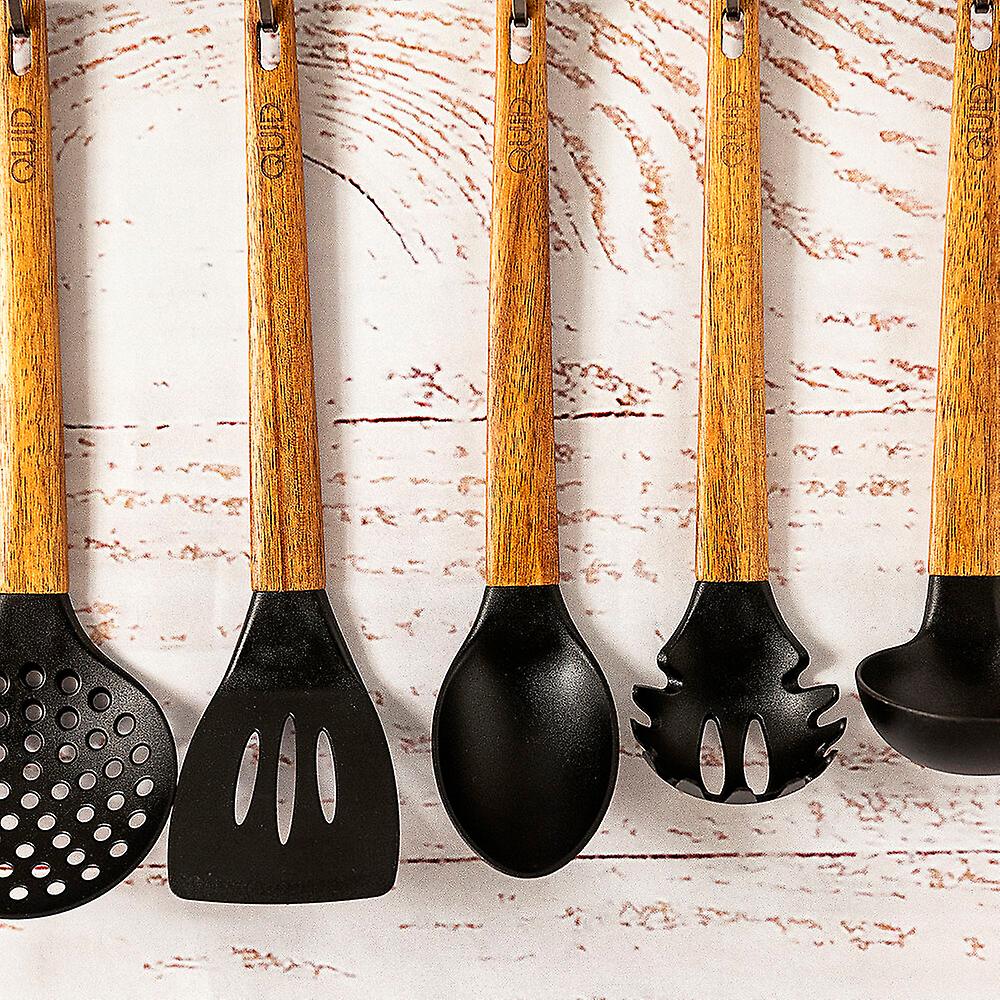 Pasta Spoon Quid Ebano Black (28，3 x 7，3 cm)