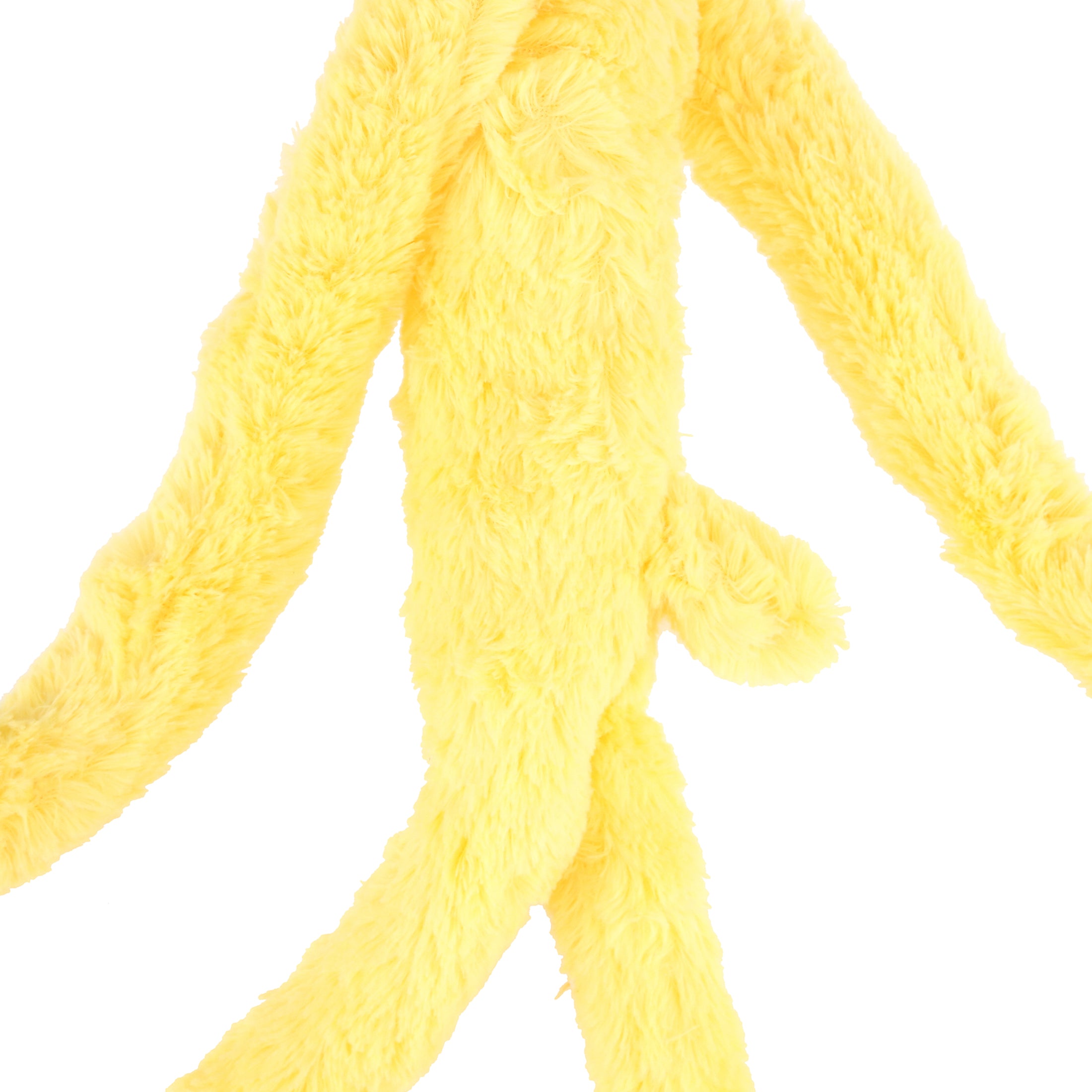 Multipet Swingin' Slevins Duck Plush Dog Toy， Extra Long， Extra Squeakers