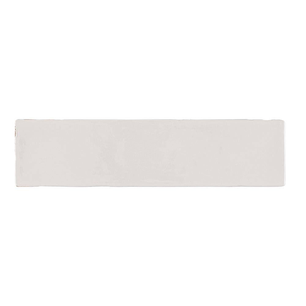 Jeffrey Court Cotton Blossom White 2.5 in. x 9.75 in. Glossy Textured Ceramic Wall Tile (5.38 sq. ft.Case) 95891