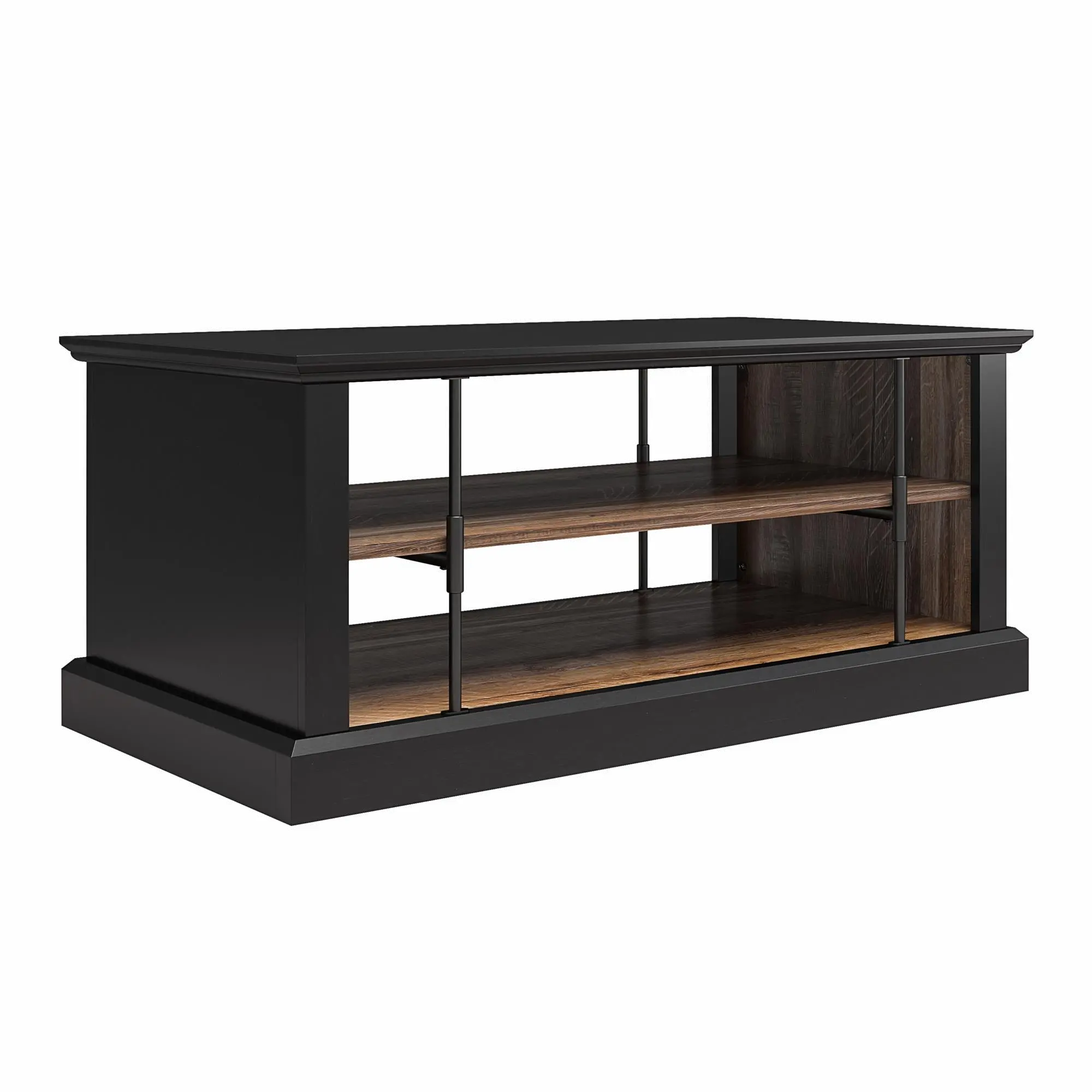 Hoffman Two-Toned Coffee Table with Shelves