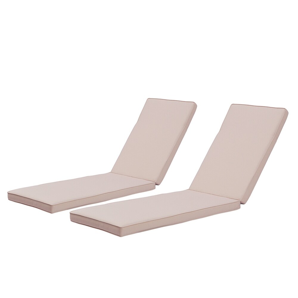 Outdoor Lounge Chair Cushions  Replacement Seat Cushion  Set of 2