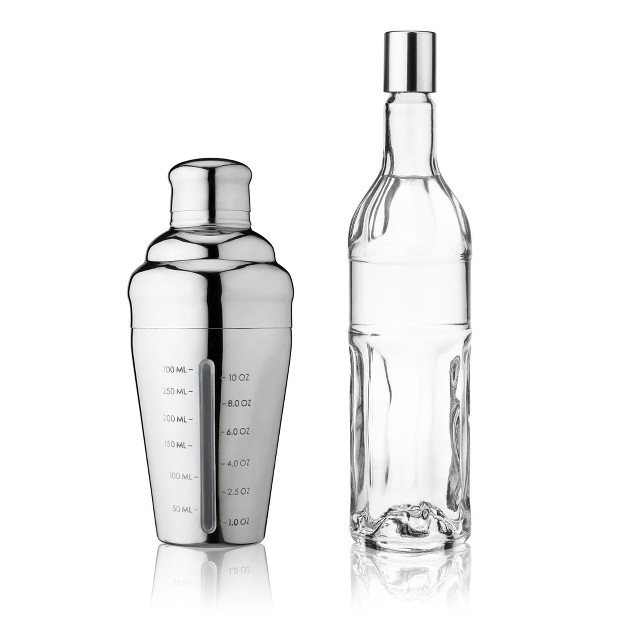 Vista 14 Oz Measured Cocktail Shaker By True Silver