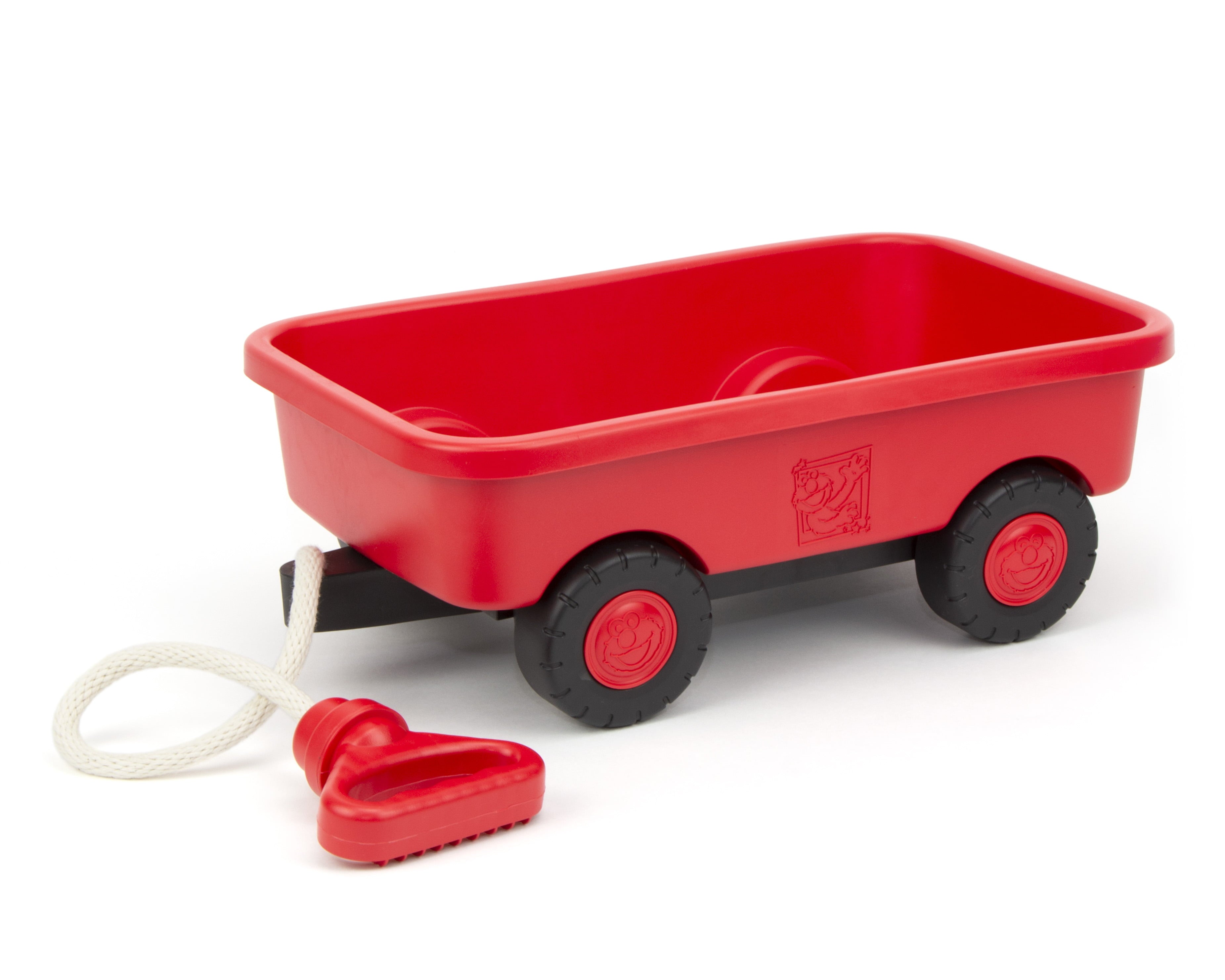 Green Toys Elmo's Wagon， for Unisex Toddlers Ages 18 Months and Up