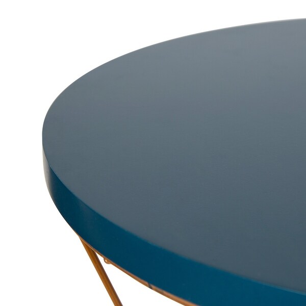 Kate and Laurel Mendel Round Metal End Table - 16x16x20