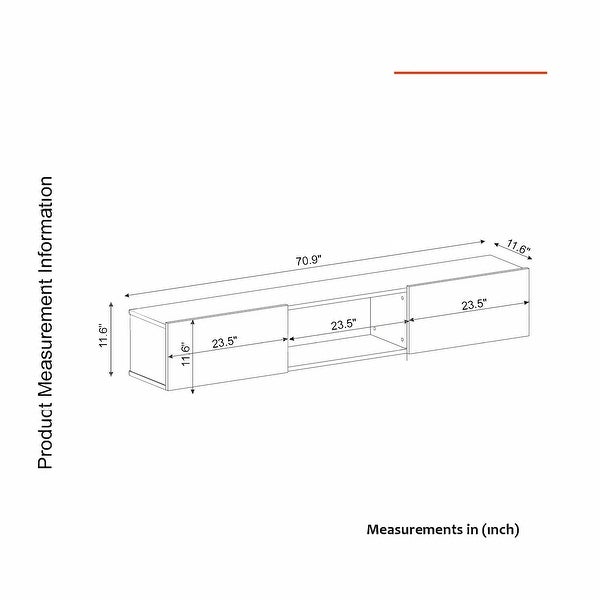 Hilly Wall - Mounted Modern Floating 71