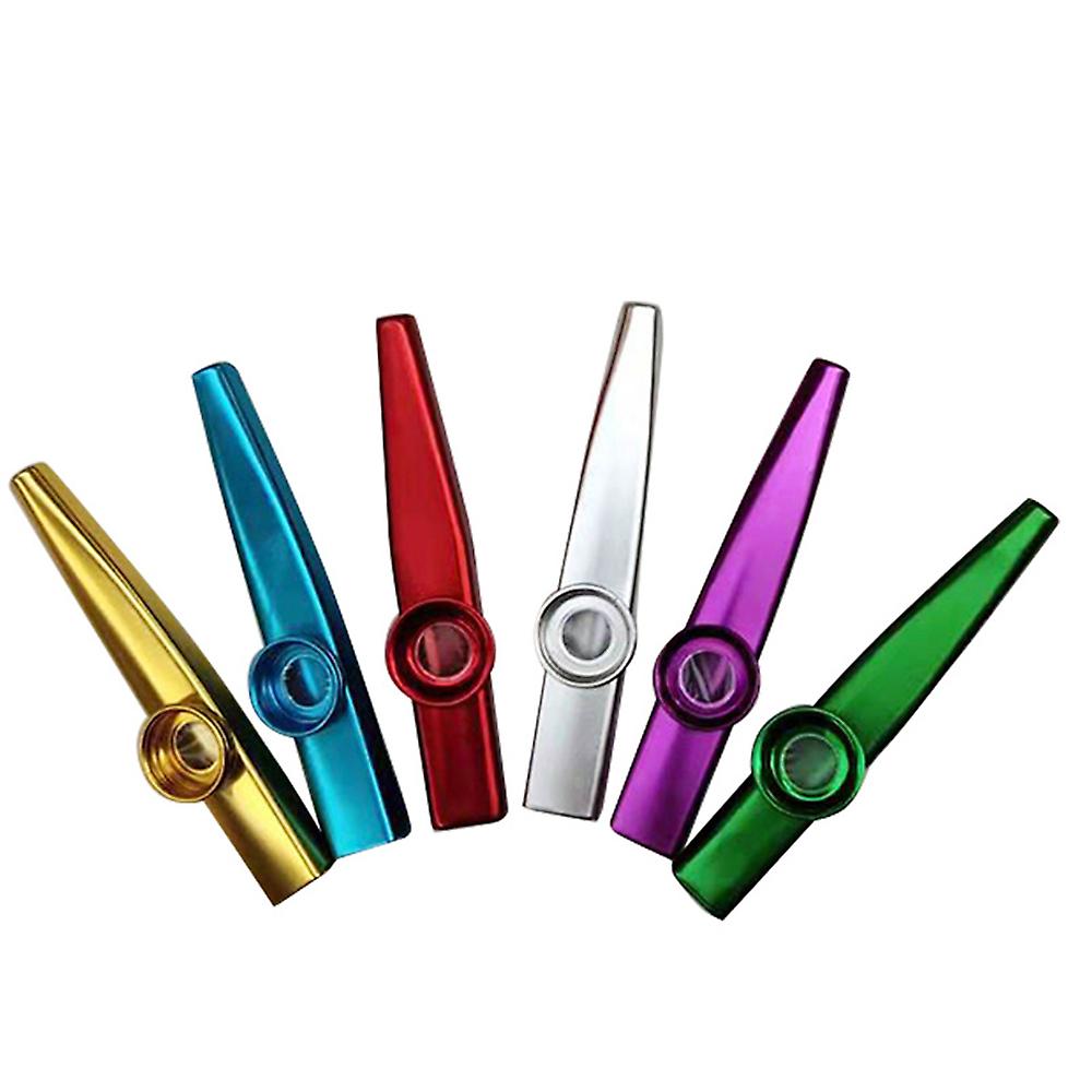 Metal Kazoos Musical Instruments Aluminum Alloy Kazoo For Kids Mini Kazoo With Kazoo Membrane For Party Purple