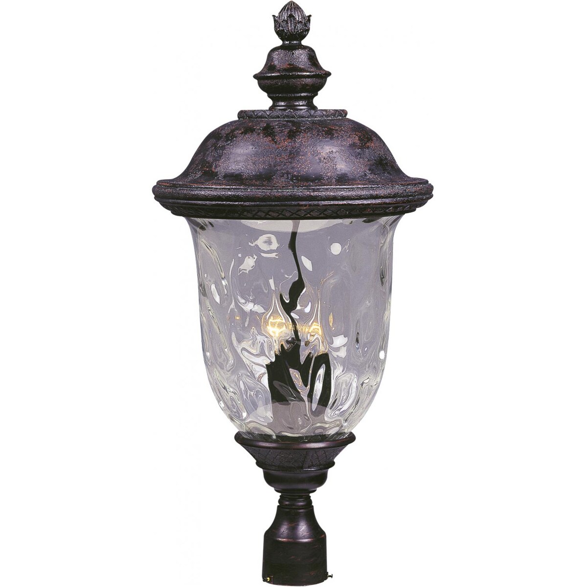 Maxim Carriage House DC Three Light 29-Inch Outdoor Post Light