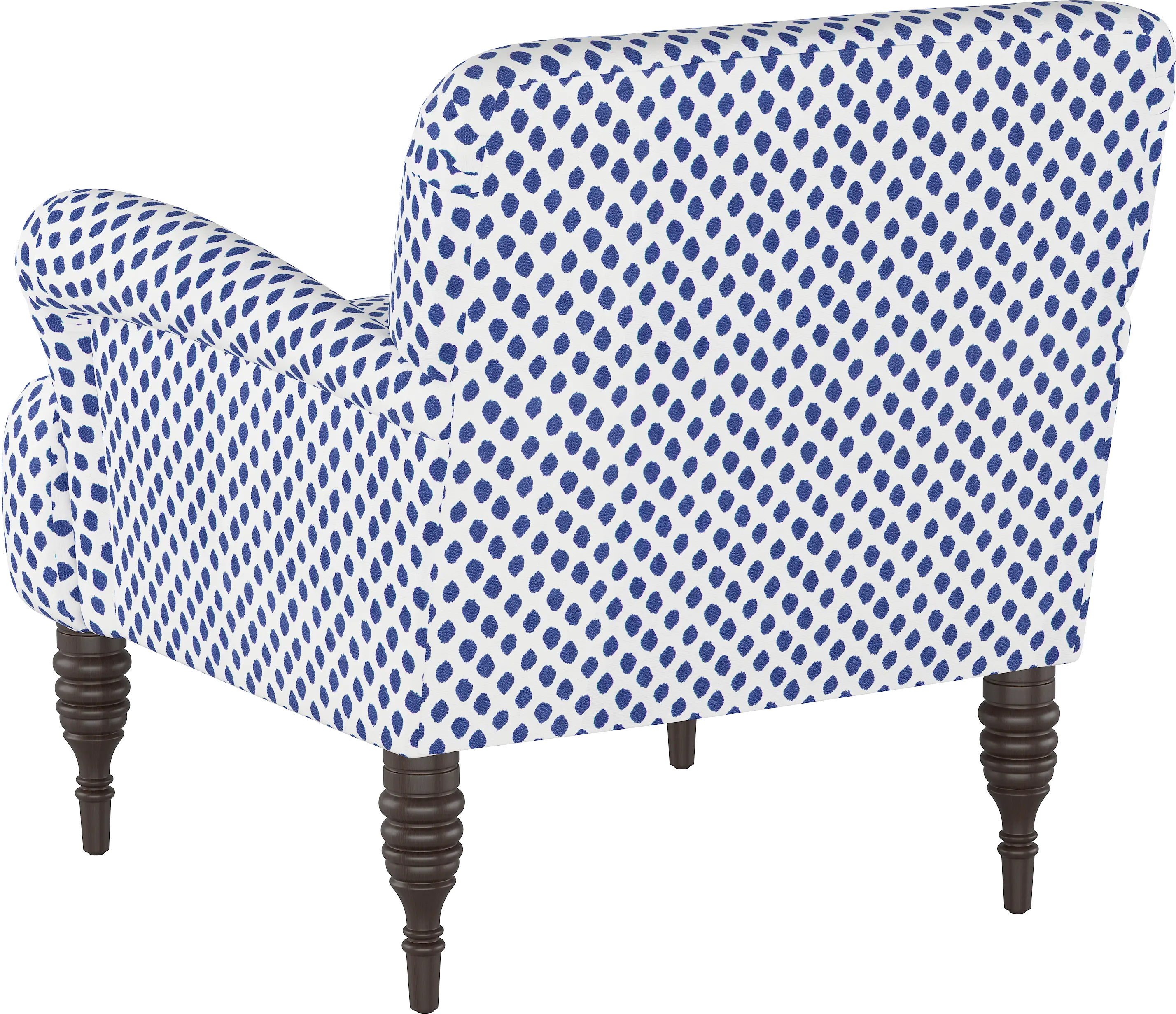 Cherrie Blue Polka Dot Accent Chair - Skyline Furniture