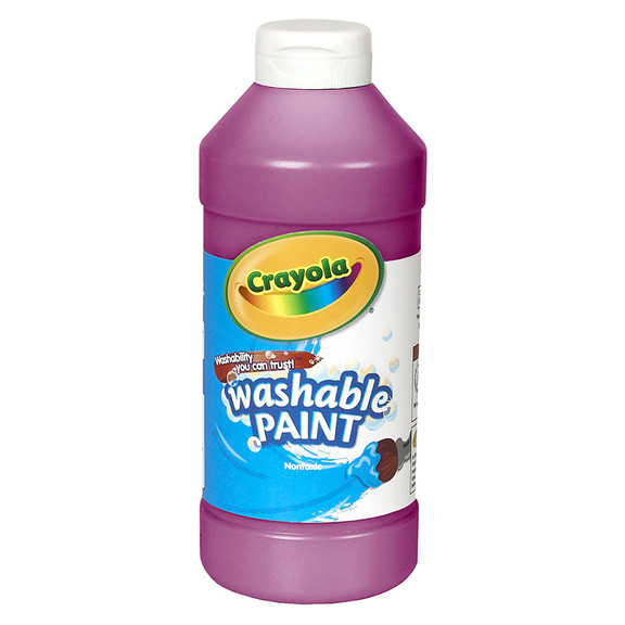 Crayola BIN201669 Washable Paint 16Oz Magenta