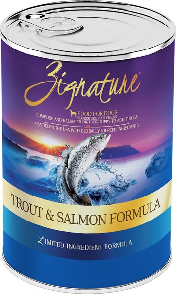 Zignature Trout and Salmon Limited Ingredient Formula Canned Dog Food