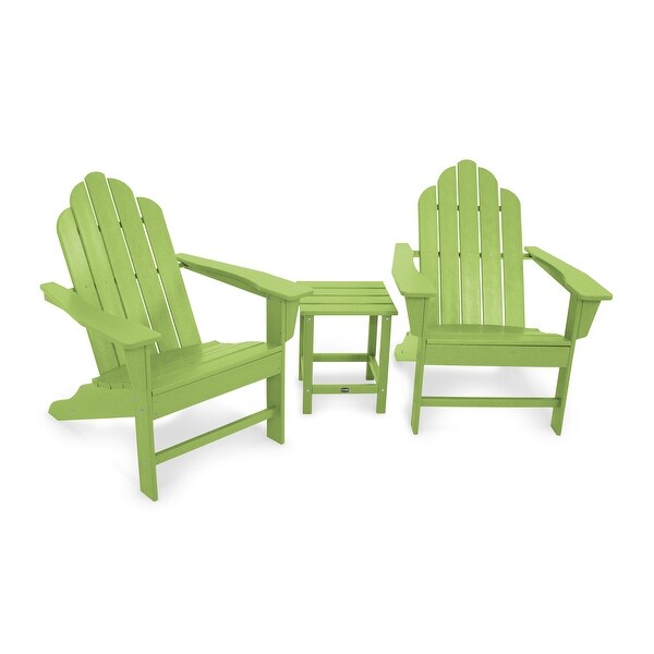 POLYWOOD Long Island Adirondack Chair 3Piece Set