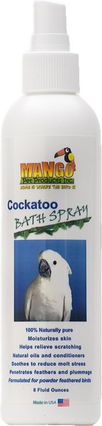 Mango Pet Cockatoo Bath Spray， 8-oz bottle