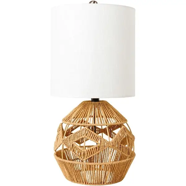 Kadwell Bohemian Paper Rattan Table Lamp - 20