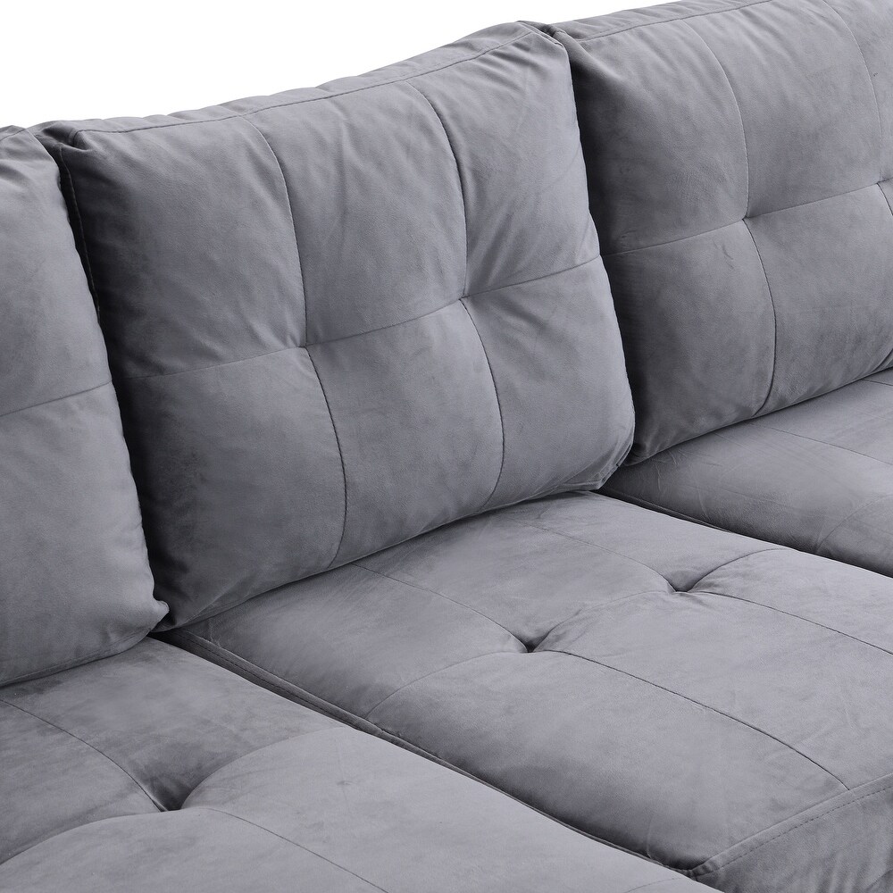 Sectional Sofa Set for Living Room with L Shape Chaise Lounge