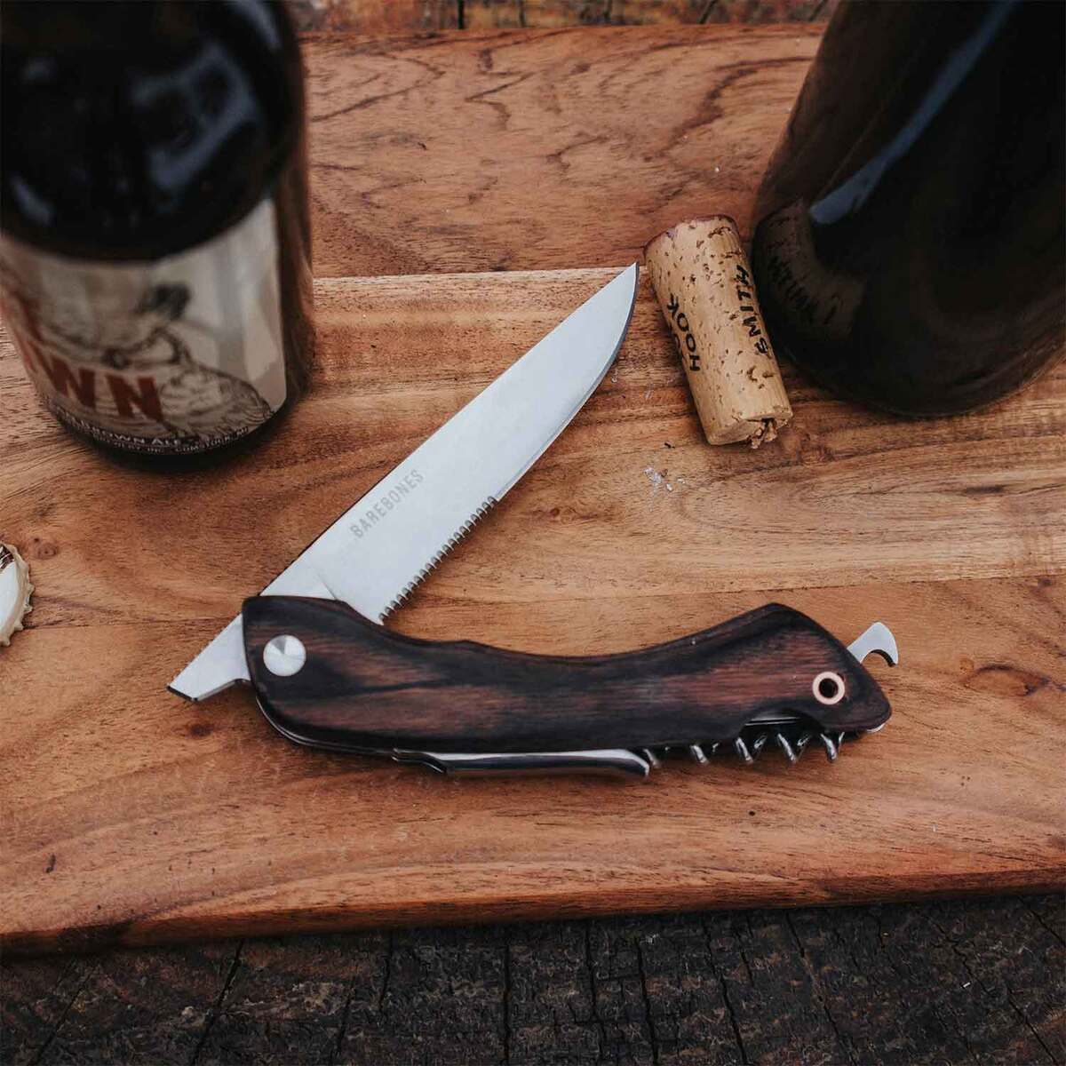 Barebones Provisions Corkscrew 4 inch Folding Knife