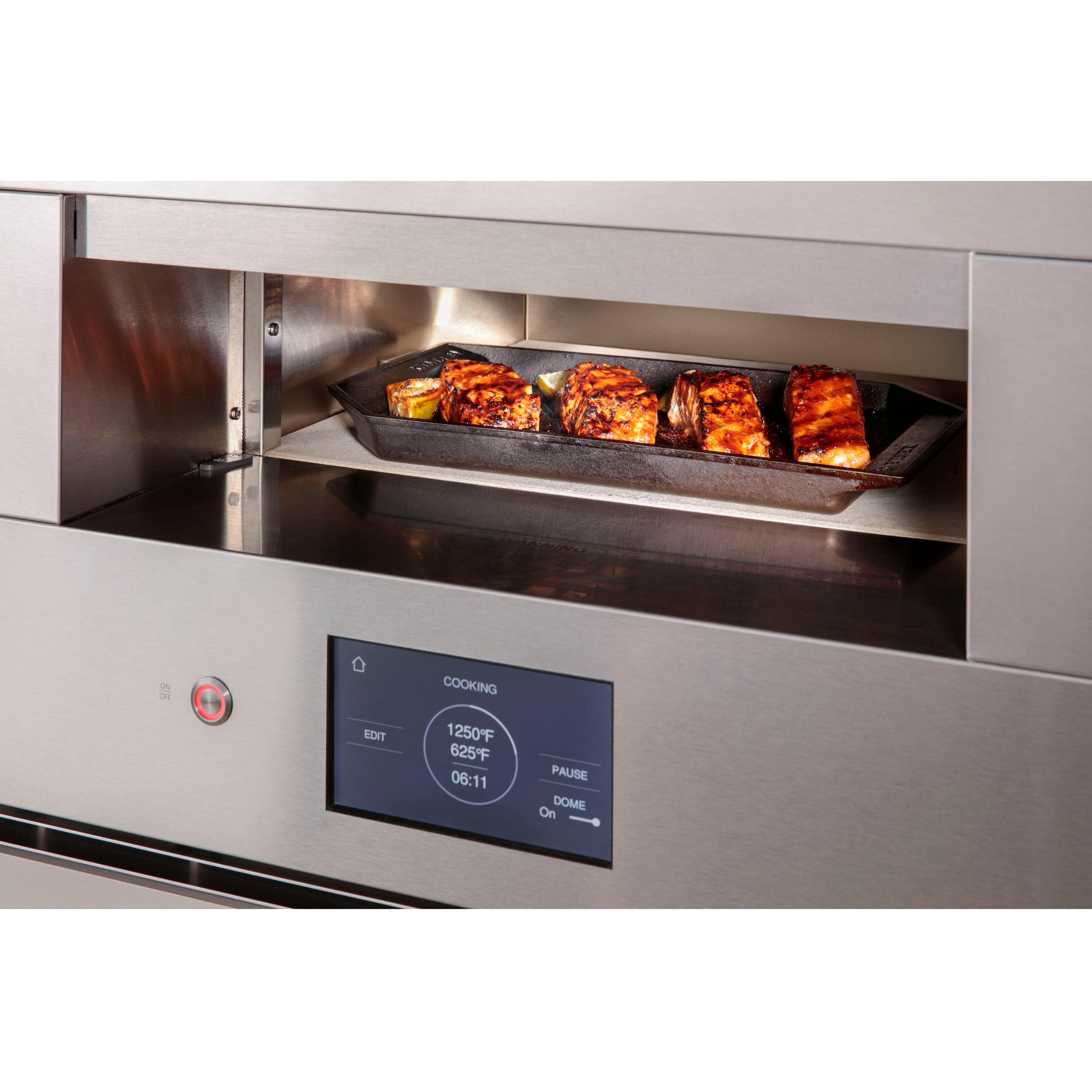 Monogram 30-inch, 1.23 cu.ft. Built-in Single Wall Oven with Wi-Fi Connectivity ZEP30FRSS