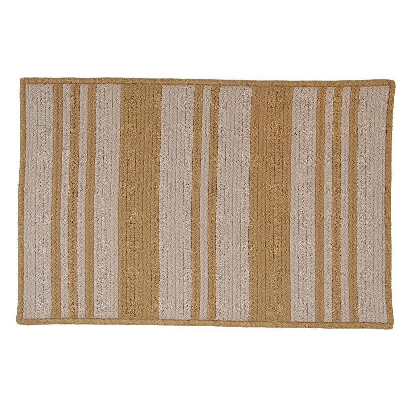 Sunbrella Varsity Stripe Reversible Indoor/Outdoor Rug