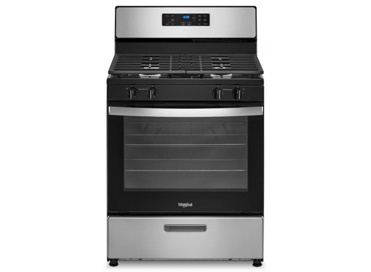 Whirlpool 5.1 Cu. Ft. Stainless Steel Freestanding Gas Range With Broiler Drawer