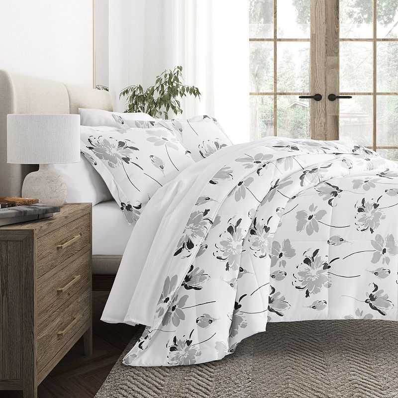 Urban Loft's Soft Printed All Season Comforter Set Down-Alternative Home Bedding