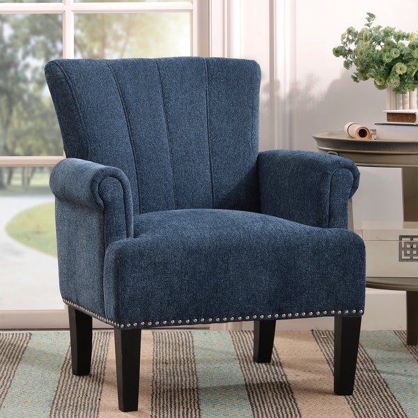 Modern Traditional Design Accent Tufted Polyester Armchair