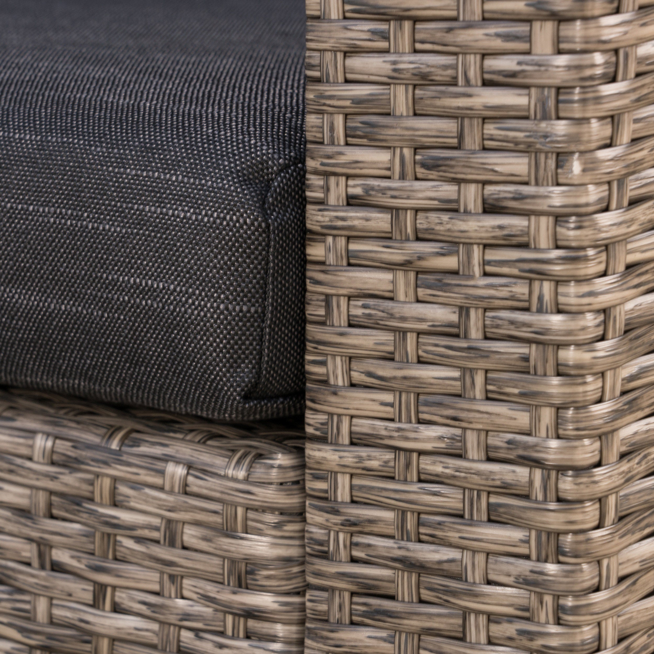 Venice Outdoor PE Wicker Love Seat