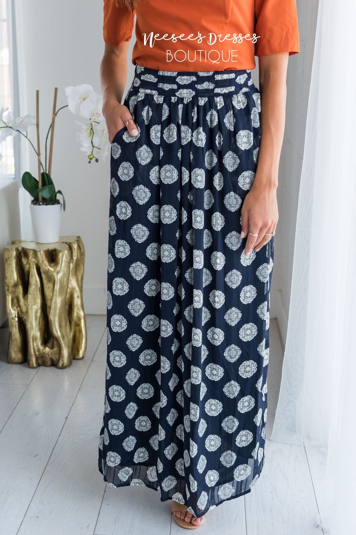 Always Loving Medallion Maxi Skirt