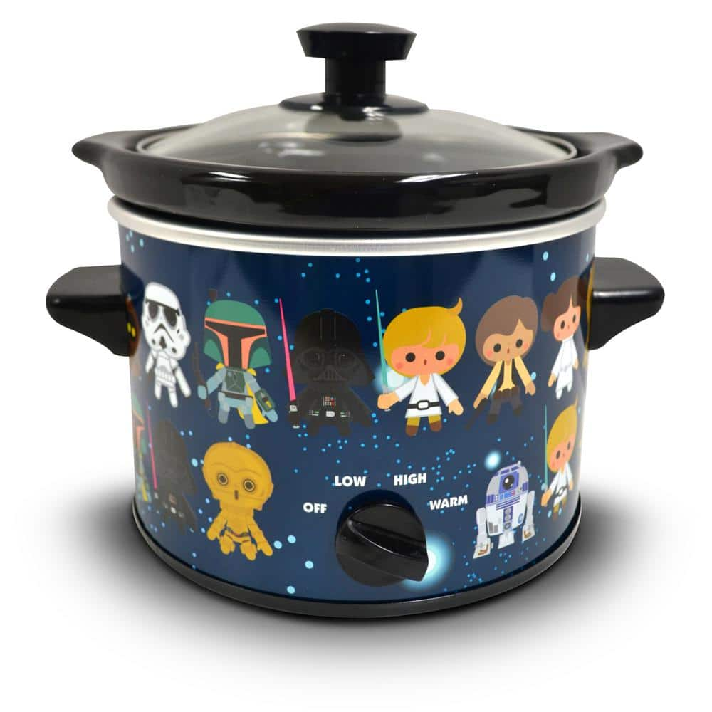 Uncanny Brands Star Wars 2QT. Slow Cooker Black SC2-SRW-SRC