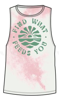 Discovery Organic Cotton Vest - Tie Dye Shell Pink